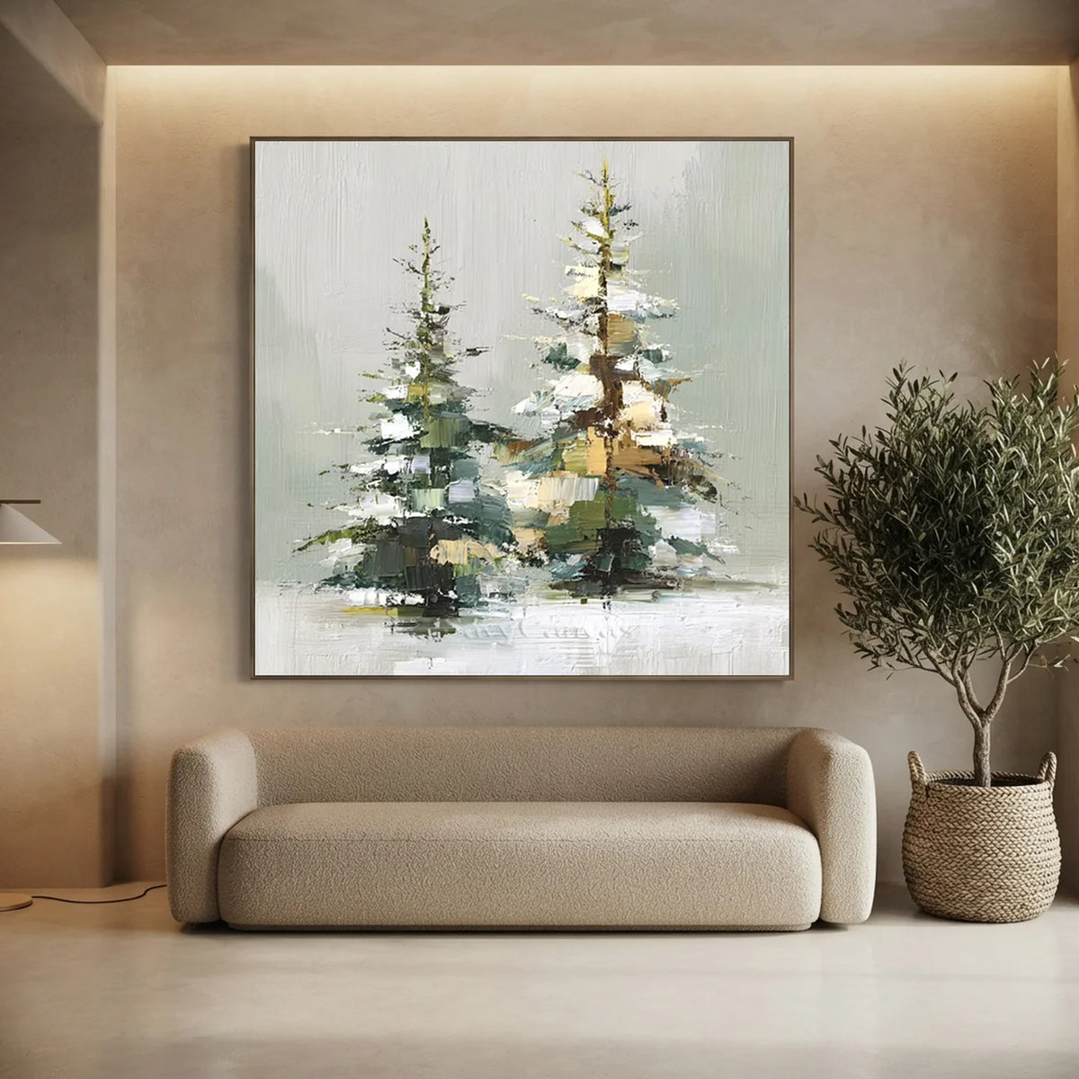 Snowy-Pine-Tree-Oil-Painting-for-large-living-room-04.webp