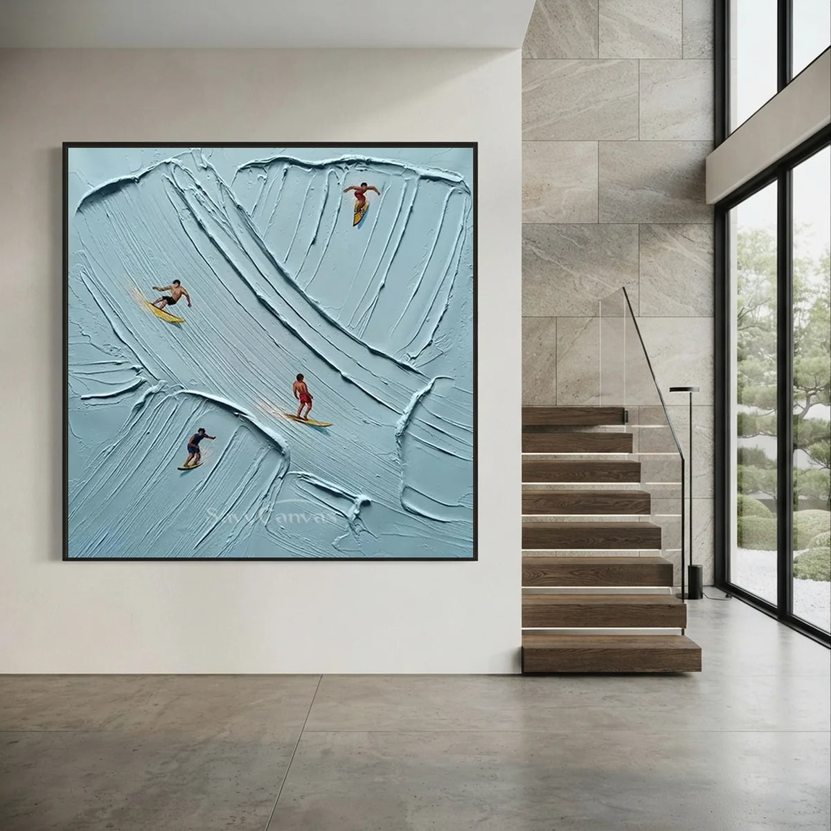 Sports_Art_Painting_Canvas_MM1-for-large-Staircase-wall-09.webp