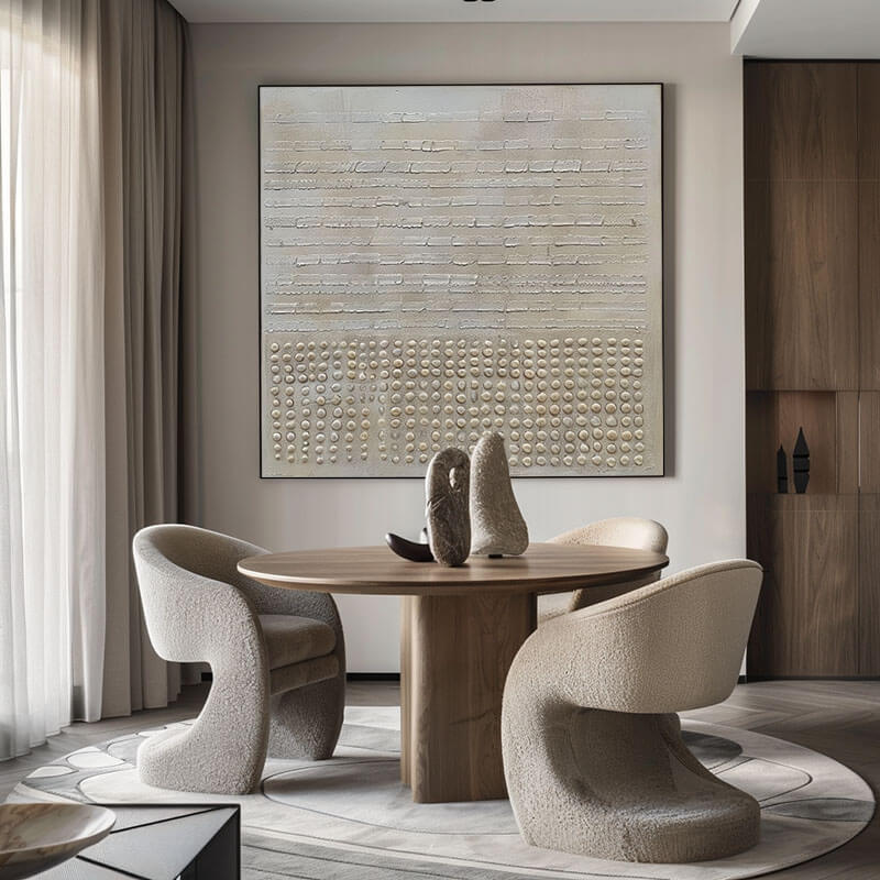 Modern Textured Painting | Minimalist Framed Wall Art #AA 264