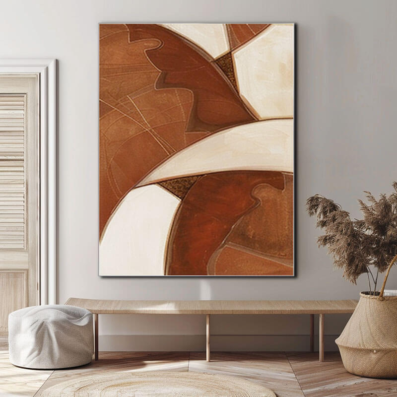 Modern Geometric Abstract | Organic Shapes Wall Art