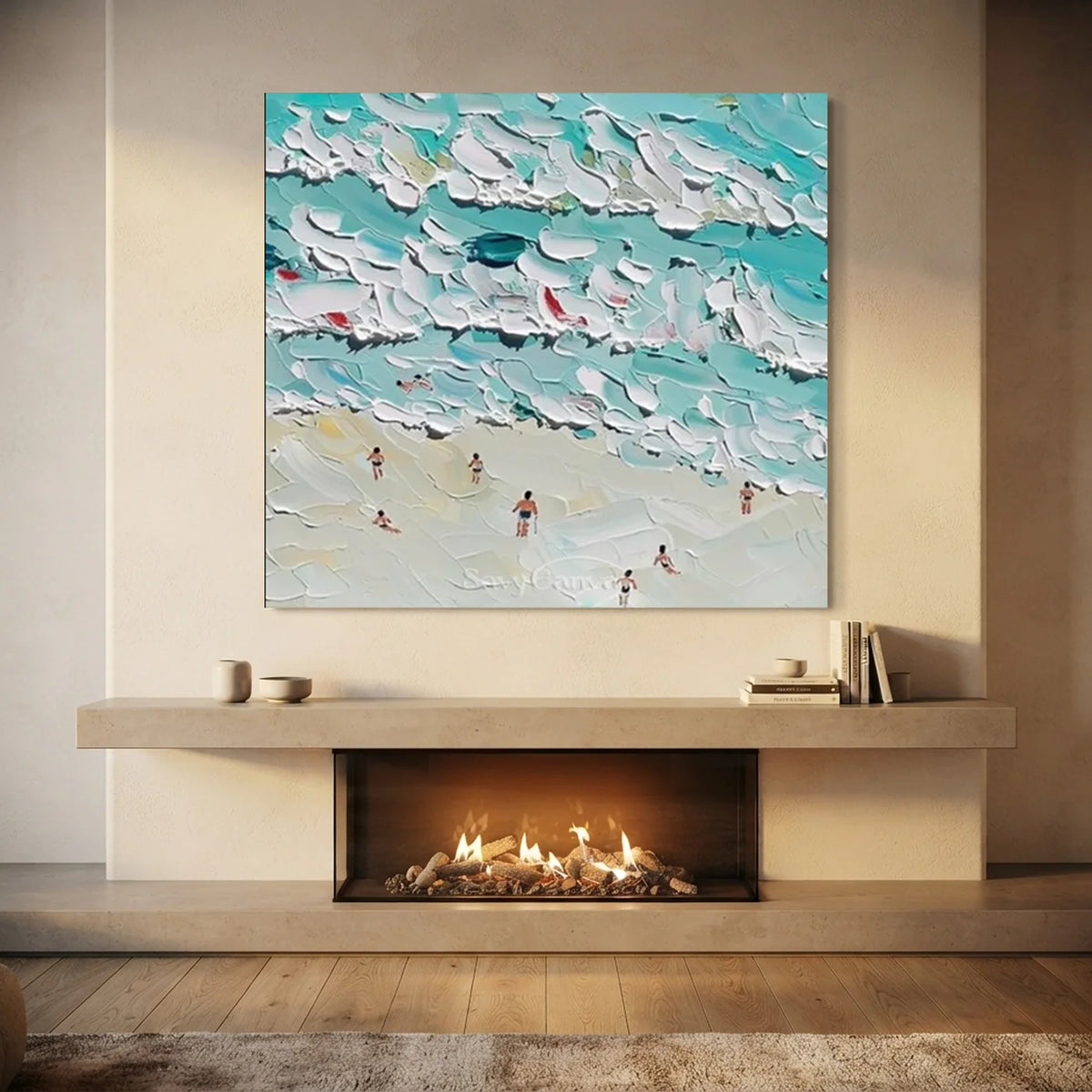 Swimming_Sports_Art_Texture_Painting_Canvas-for-fireplace-03.webp