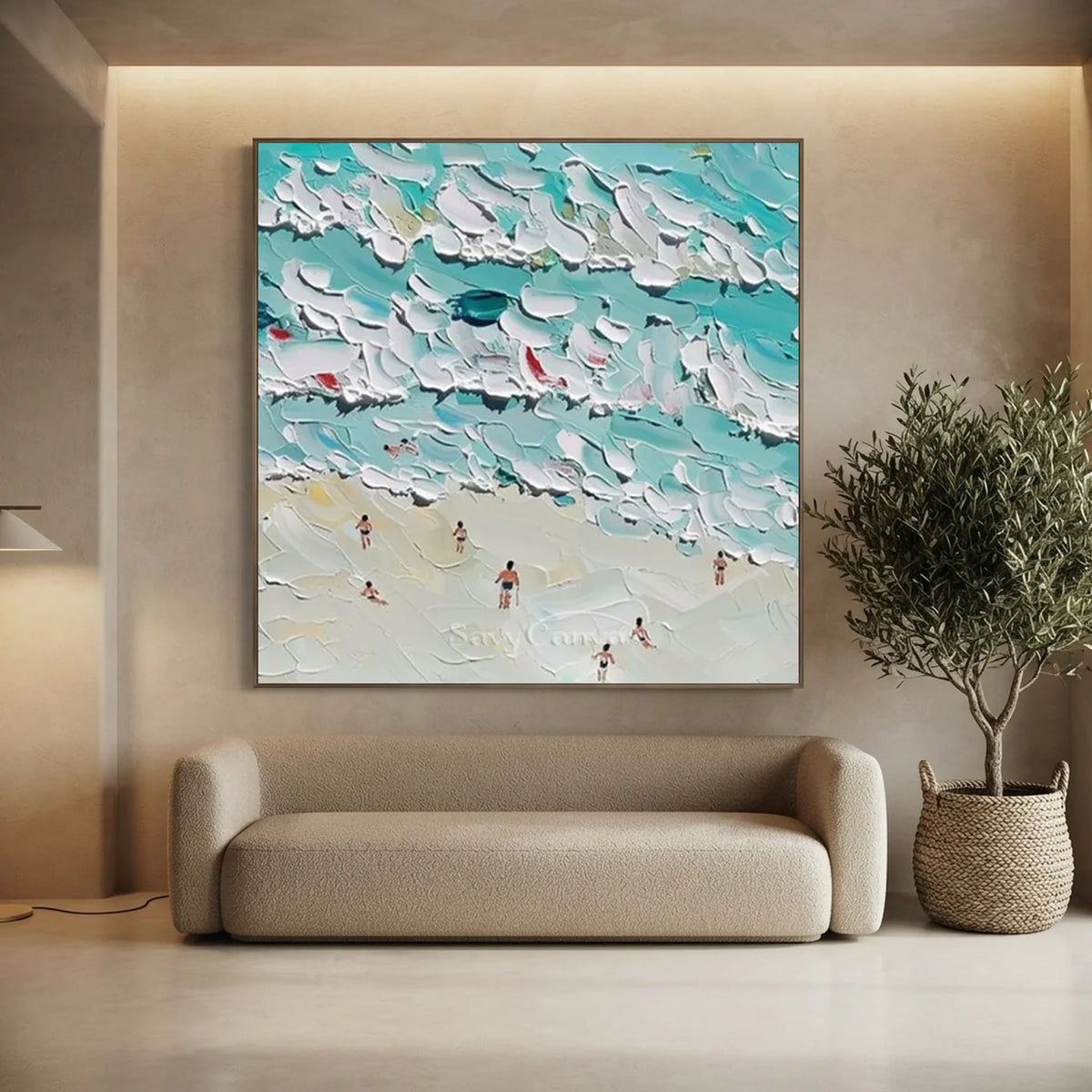 Swimming_Sports_Art_Texture_Painting_Canvas-for-large-living-room-04.webp