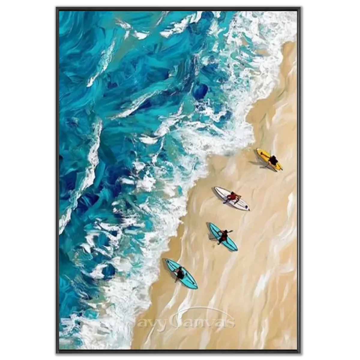 Swimming_Sports_Canvas_Painting-black-frame-02.webp