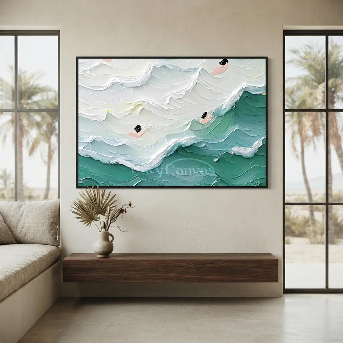 Swimming_Sports_Texture_Canvas_Painting-for-wall-between-window-08.webp