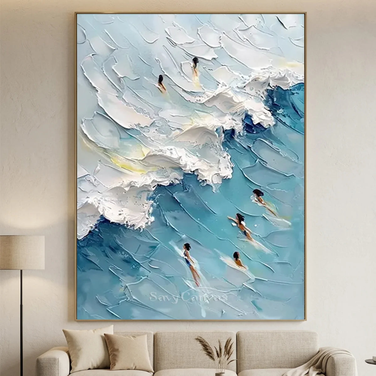 Swimming_Sports_Textured_Canvas_Painting-for-large-living-room-06.webp