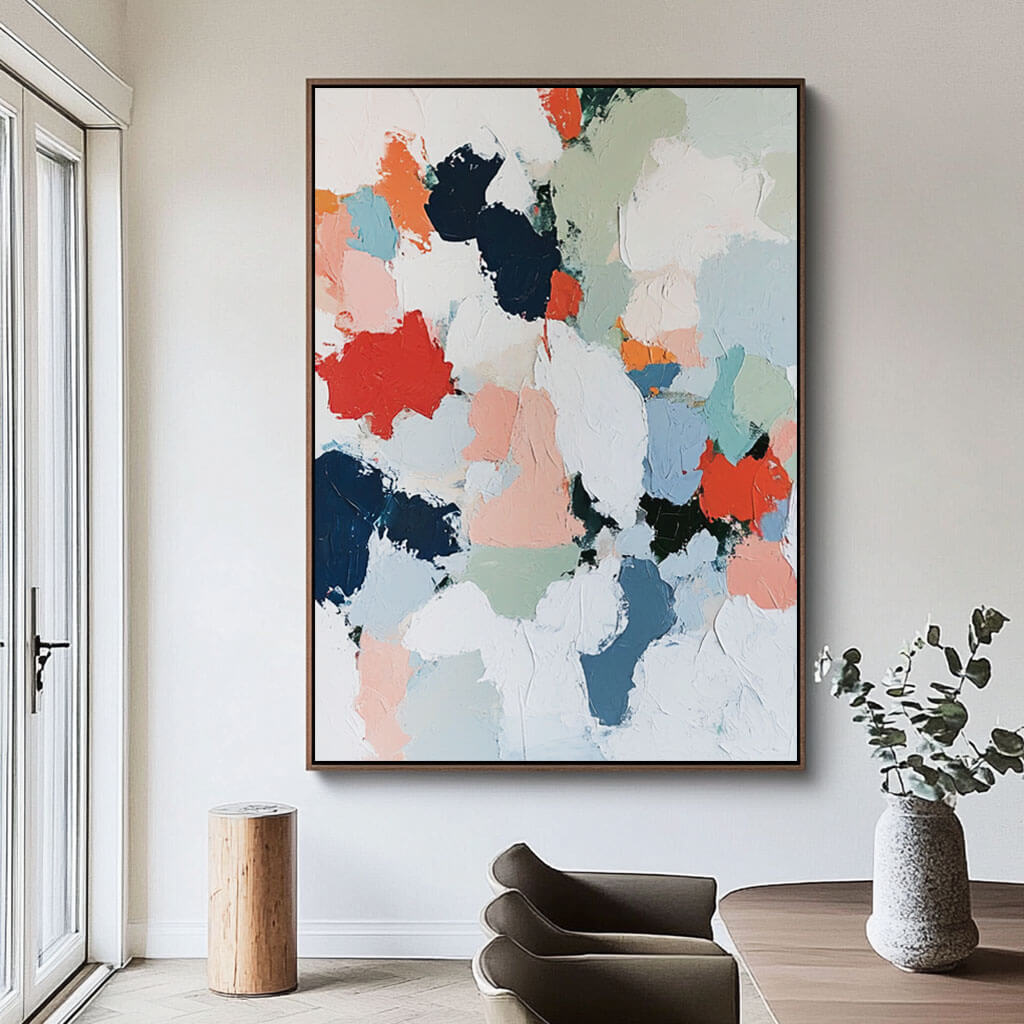  Textured Impasto Oil Painting Style | Colorful Palette Knife Art