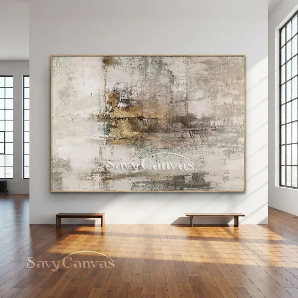 Textured Neutral Abstract drawing | Modern Wall Art Decor  #TC 041