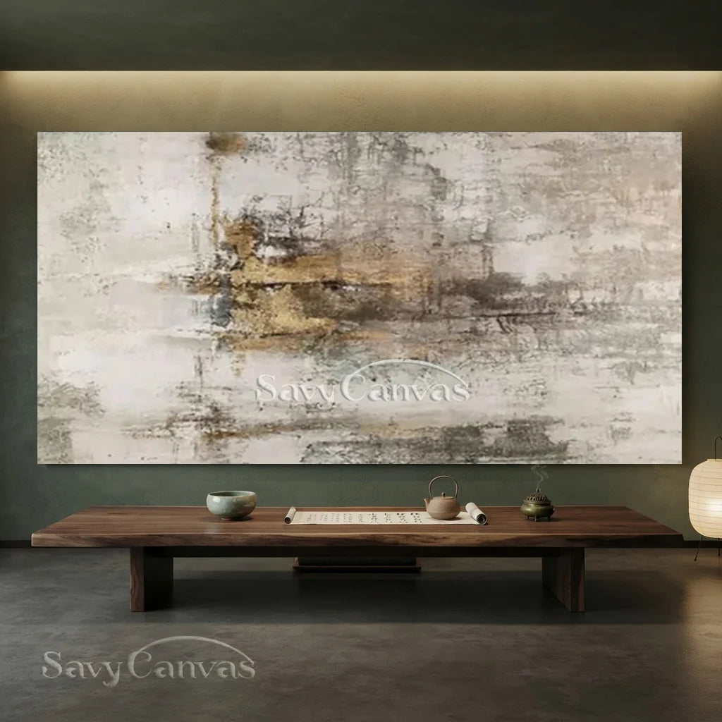 Textured Neutral Abstract drawing | Modern Wall Art Decor  #TC 041