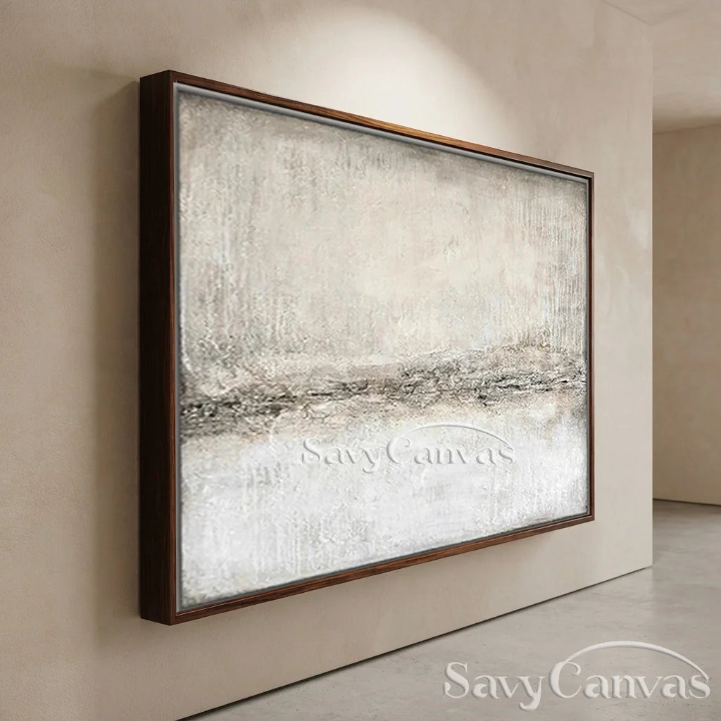 Large Minimalist Abstract Wall Art | Textured Neutral Painting #TC 065