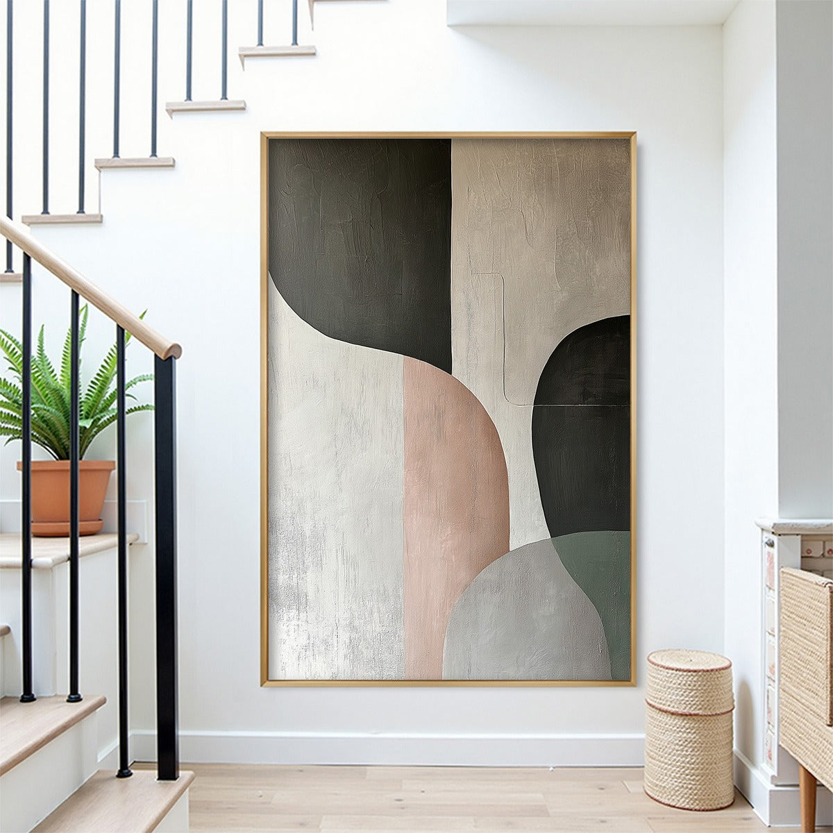Wabi Sabi Wall Art | Neutral Abstract Painting