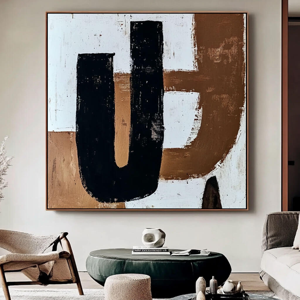 Wabi Sabi Wall Art | Textured Neutral Abstract Painting