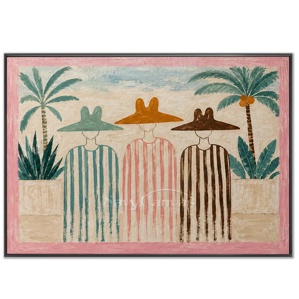 Vintage-Americana-ArtBeneath-The-Palms-black-frame-02.webp