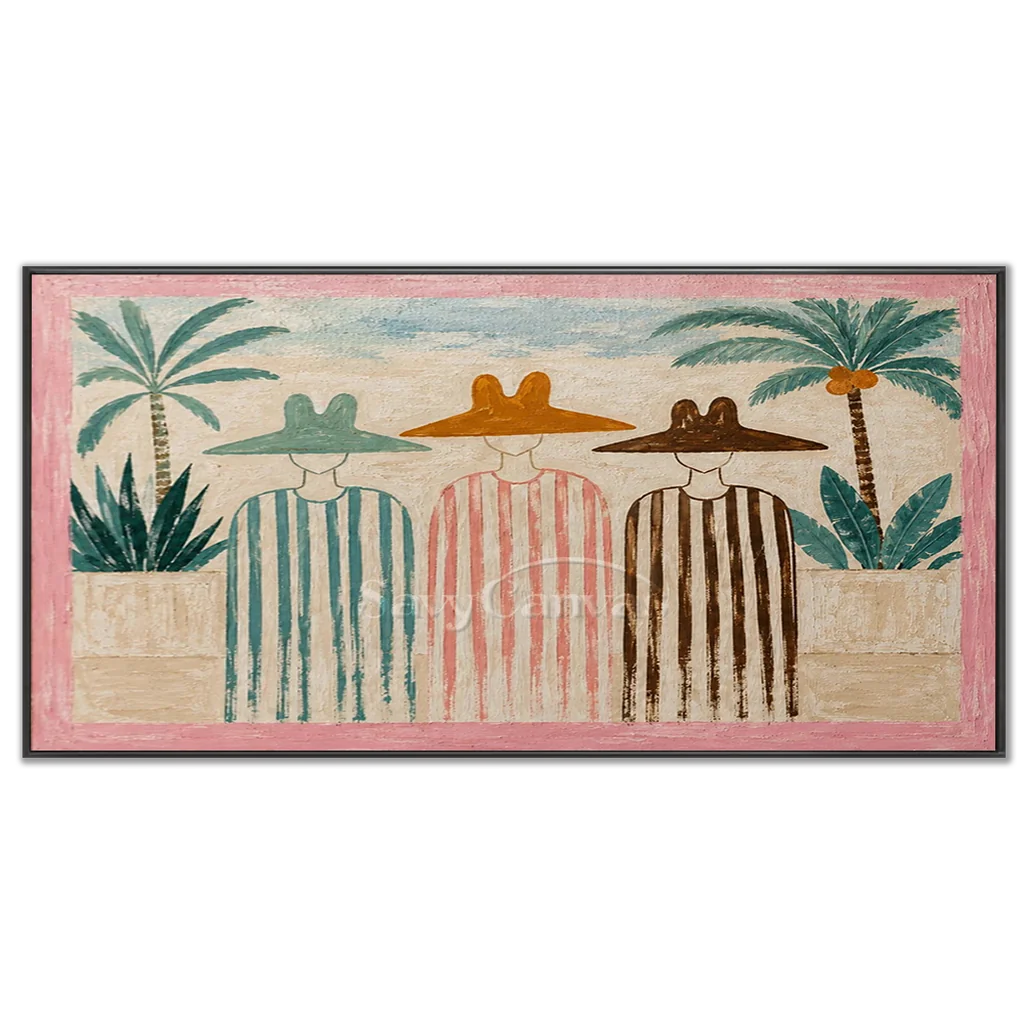 Vintage-Americana-ArtBeneath-The-Palms-black-frame-03.webp