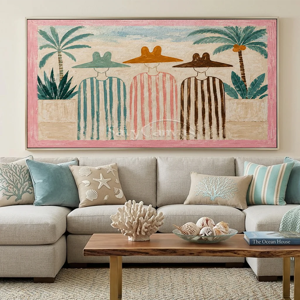 Vintage-Americana-ArtBeneath-The-Palms-for-living-room-04.webp
