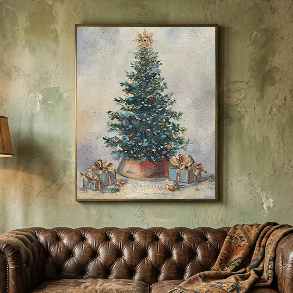 Vintage-Christmas-Tree-Oil-Painting-for-wall-decor-06.webp