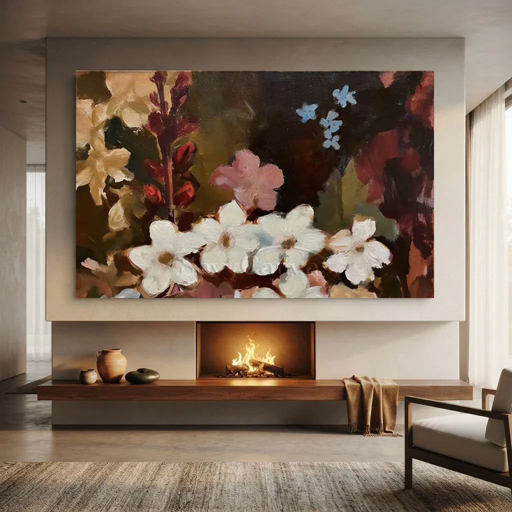 Vintage-floral-painting-for-fireplace-decor-04.webp