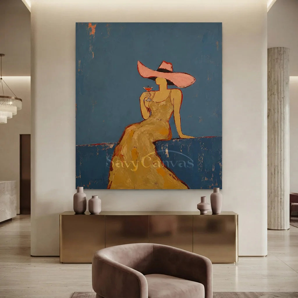 Vintage_Americana_Art_Azure_Hour_With_Cocktail-for-hotel-07.webp
