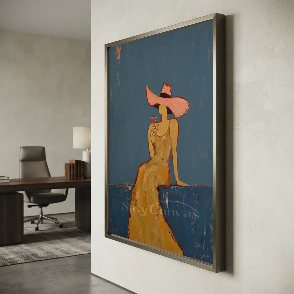 Vintage_Americana_Art_Azure_Hour_With_Cocktail-for-study-wall1-05.webp