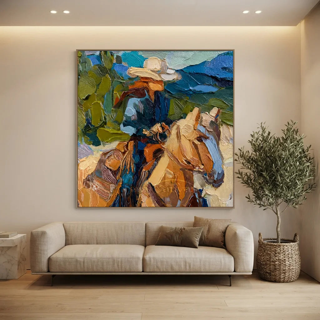 Vintage_Americana_Art_Brushstroke_Rider-for-modern-living-room-decor-01.webp