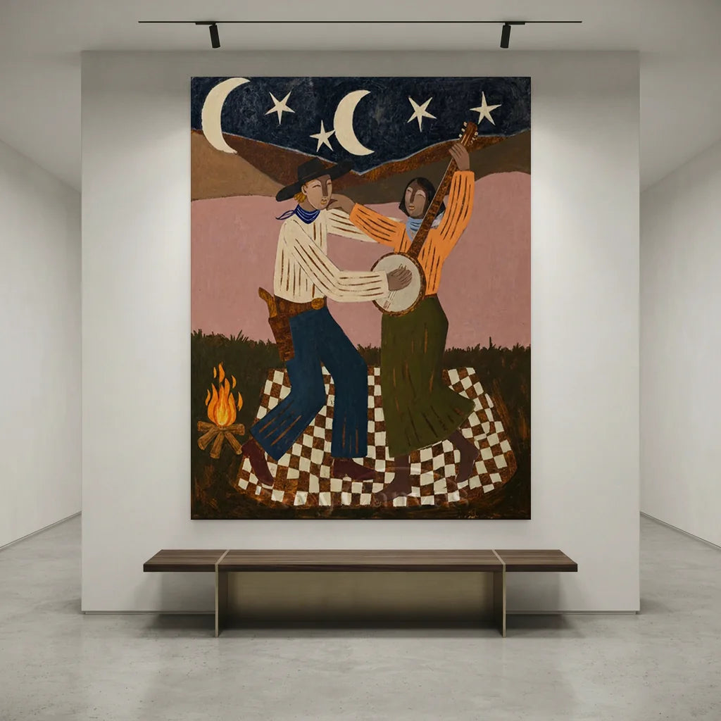 Vintage_Americana_Art_Campfire_Dance-for-minimalist-wall-06.webp
