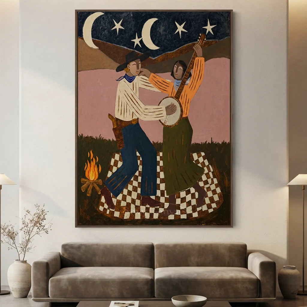Vintage_Americana_Art_Campfire_Dance-for-modern-living-room-07.webp