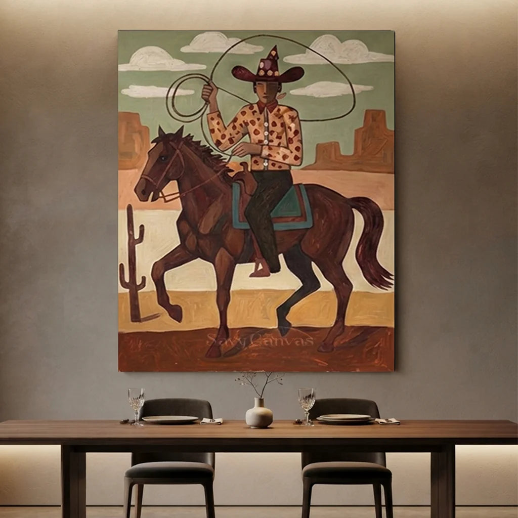 Vintage_Americana_Art_Canyon_Lasso-for-elegant-restaurant-06.webp
