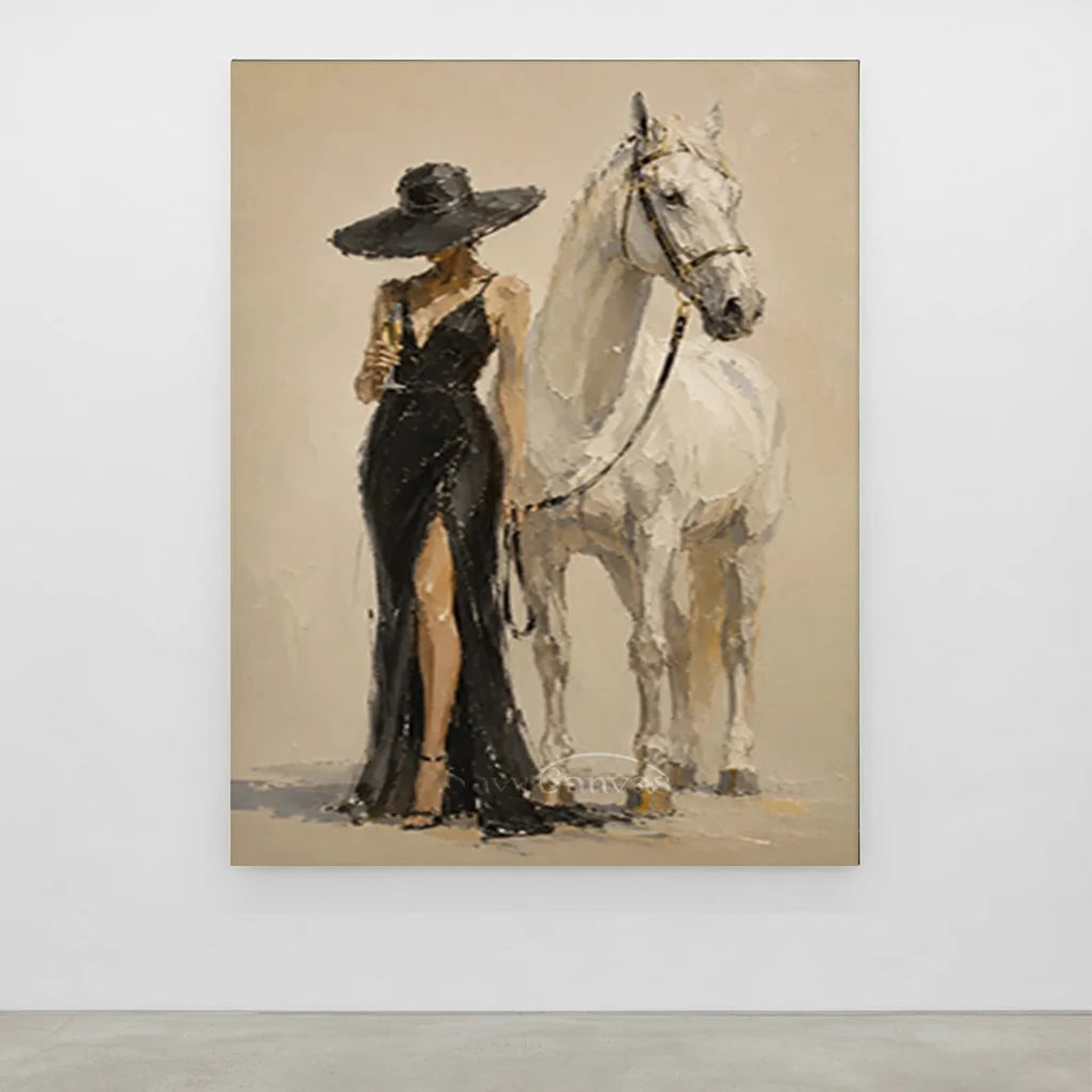 Vintage_Americana_Art_Champagne_White_Steed-for-minimalist-gallery-decor-07.webp
