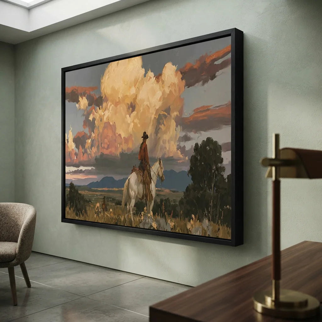 Vintage_Americana_Art_Cloudland_Horseman-for-study-decor-05.webp
