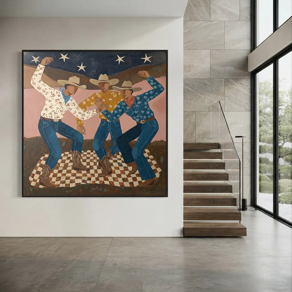 Vintage_Americana_Art_Cowboy_Trio-for-large-Staircase-wall-09.webp