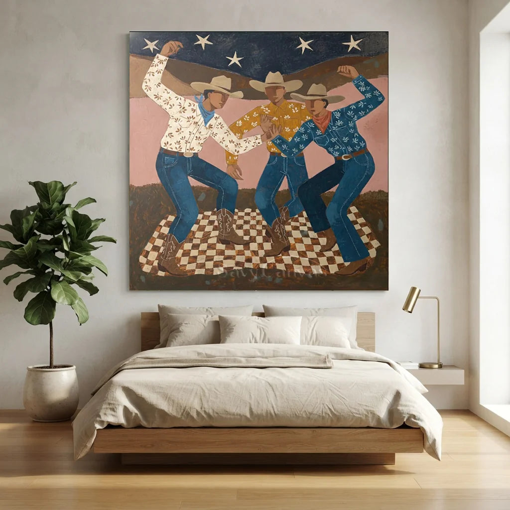 Vintage_Americana_Art_Cowboy_Trio-for-luxurious-bedroom1-01.webp
