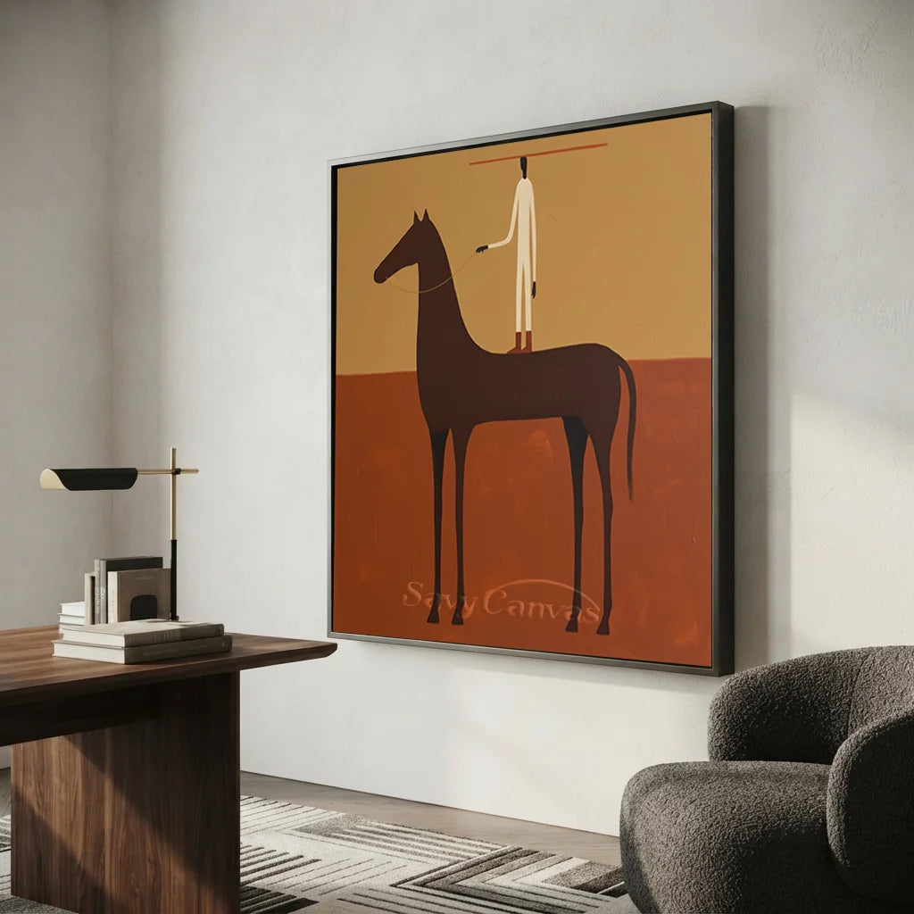 Vintage_Americana_Art_Crimson_Rider-for-minimalist-wall-08.webp