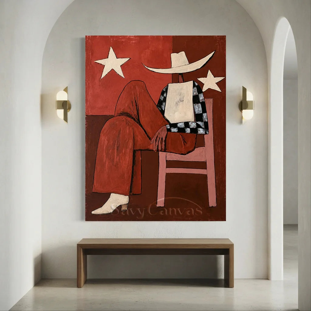 Vintage_Americana_Art_Crimson_Star_Companion-for-art-corridor-decor-06.webp