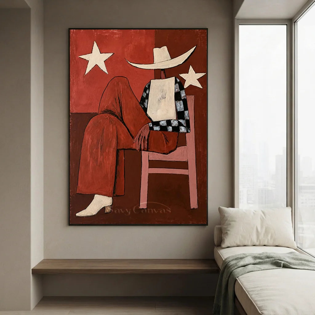 Vintage_Americana_Art_Crimson_Star_Companion-for-wall-by-the-window-03.webp
