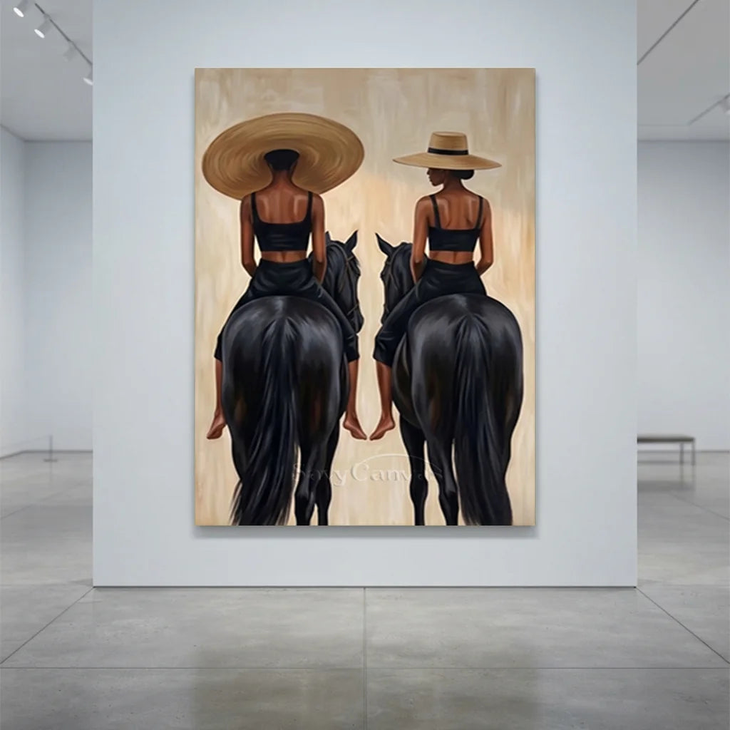 Vintage_Americana_Art_Golden_Saddle_Poise-for-minimalist-gallery-wall-06.webp