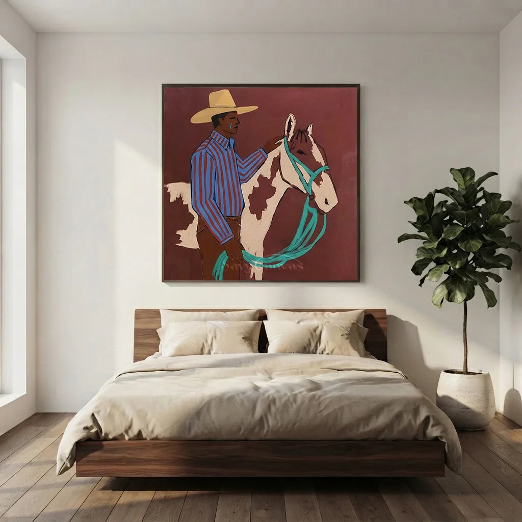 Vintage_Americana_Art_Horse_&_Herder-for-bedroom-04.webp