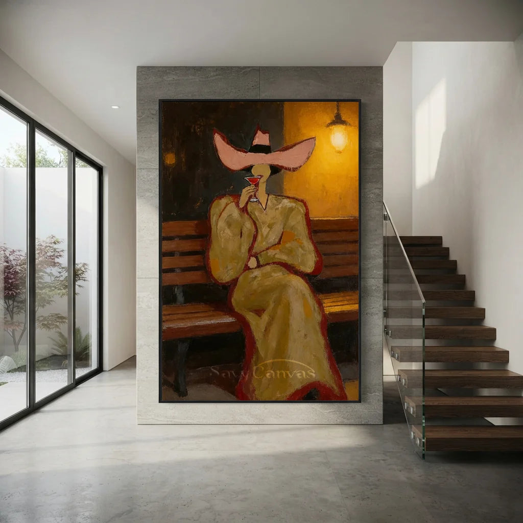 Vintage_Americana_Art_Lamplight_Solitude-for-modern-staircase-decor-07.webp