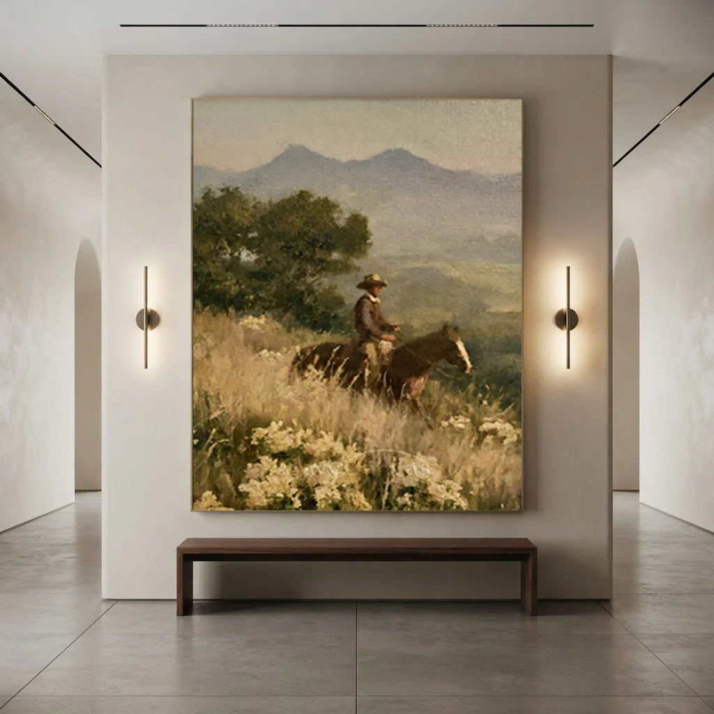 Vintage_Americana_Art_Meadow_Twilight_Horseman-for-art-corridor-09.webp