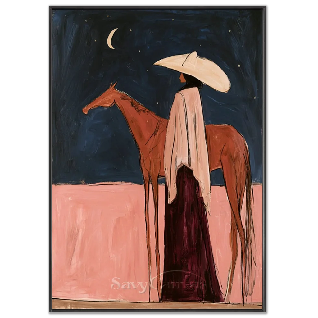 Vintage_Americana_Art_Moonlit_Plains-black-frame-02.webp