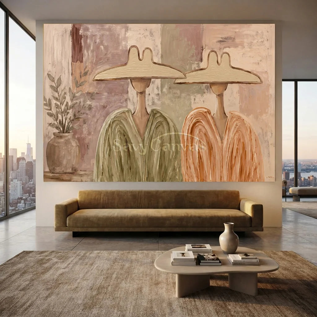 Vintage_Americana_Art_Neutral_Hat_Companions-for-Spacious-living-room-06.webp
