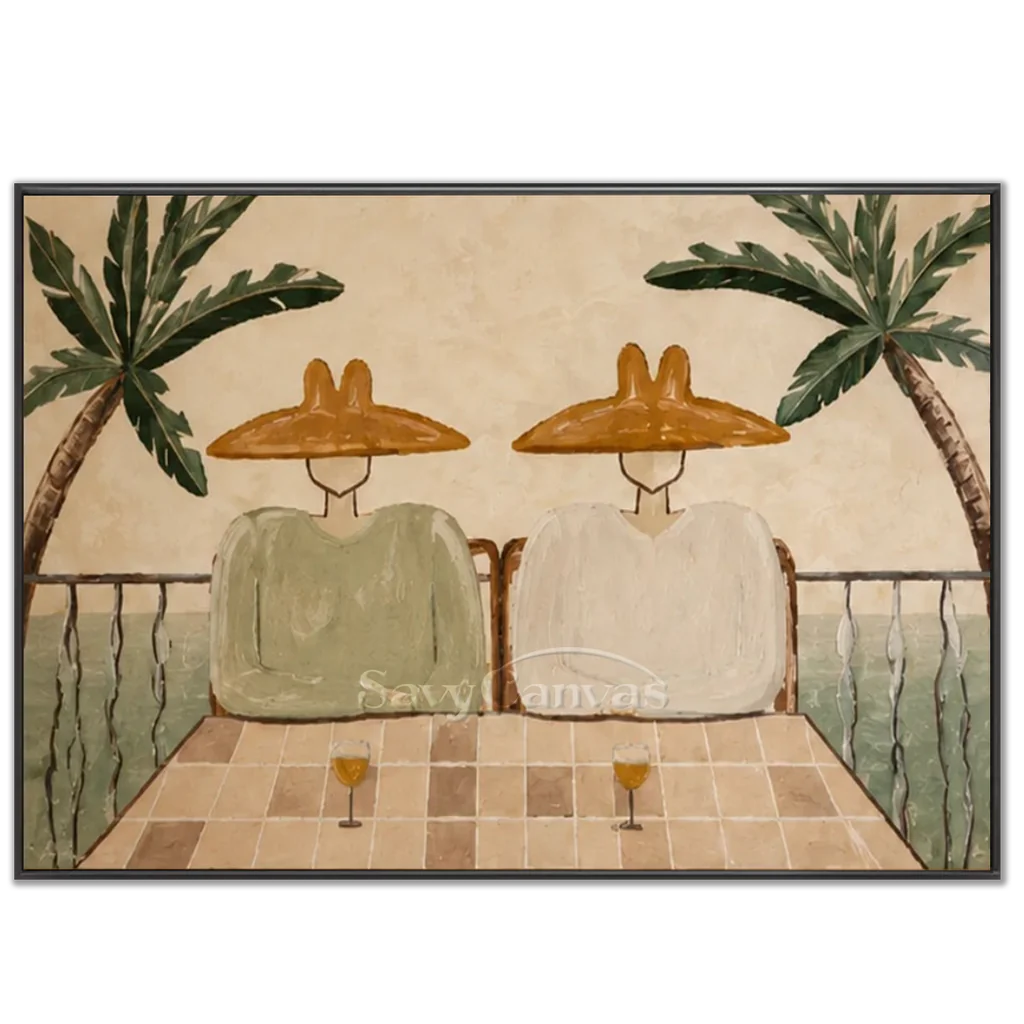 Vintage_Americana_Art_Ocean_Balcony_Toast-black-frame-02.webp