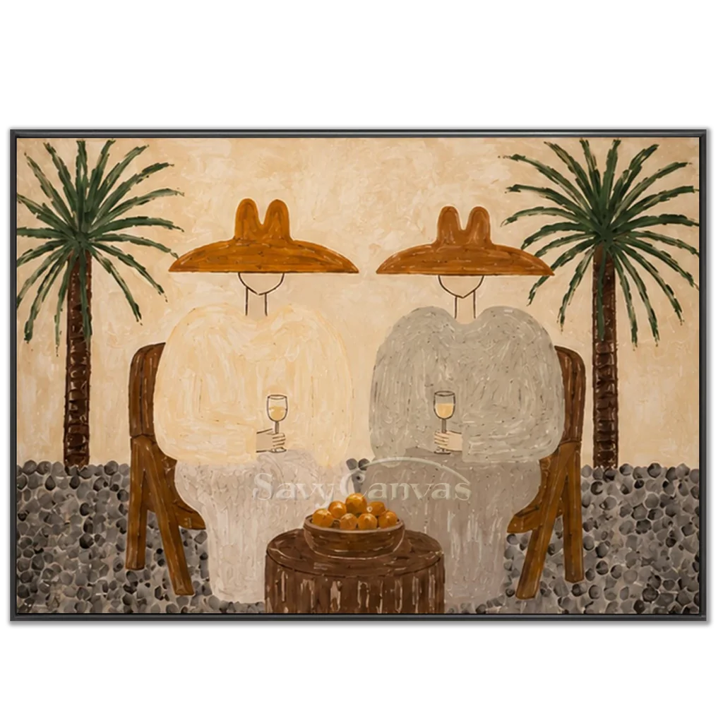 Vintage_Americana_Art_Palm_Wine_Companions-black-frame-02.webp