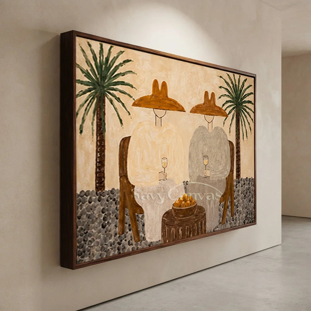 Vintage_Americana_Art_Palm_Wine_Companions-for-hallway-decor-05.webp