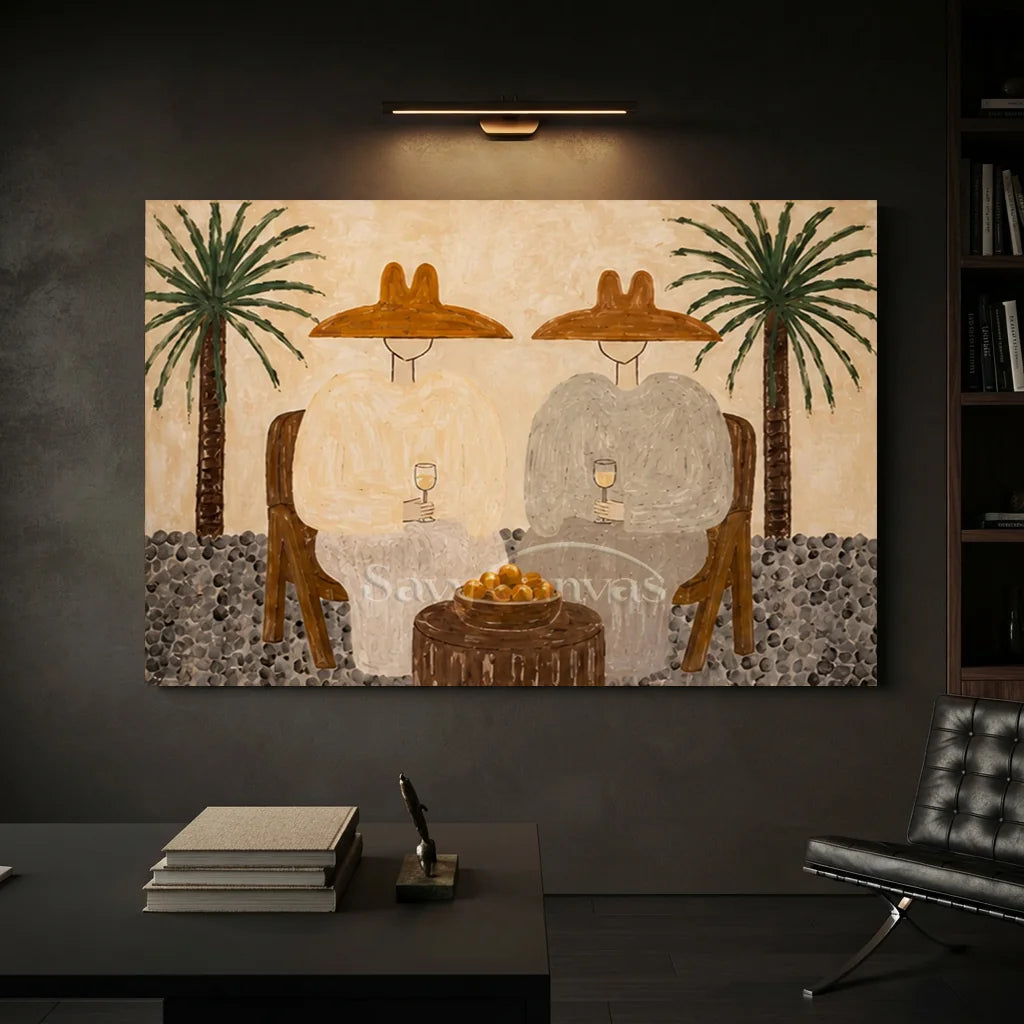 Vintage_Americana_Art_Palm_Wine_Companions-for-study-room-decor-01.webp