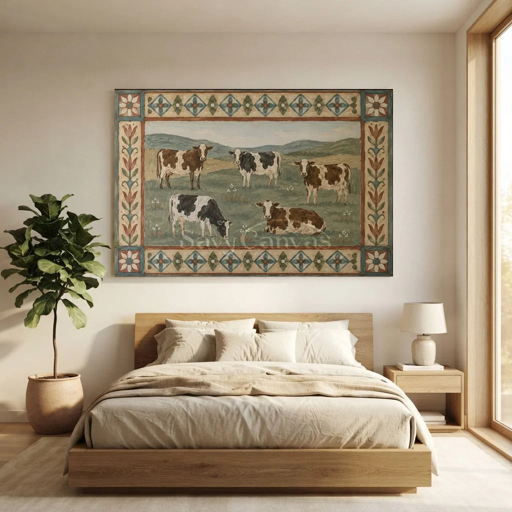 Vintage_Americana_Art_Pasture_Cow_Quintet-for-Luxurious-Bedroom2-09.webp