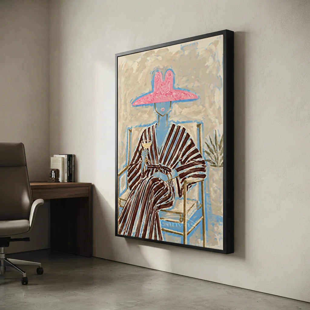 Vintage_Americana_Art_Pink_Hat_Leisure-for-study-decor-05.webp