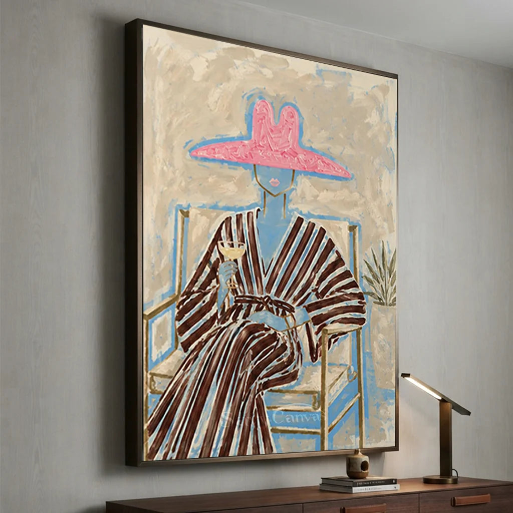 Vintage_Americana_Art_Pink_Hat_Leisure-for-study-wall-08.webp