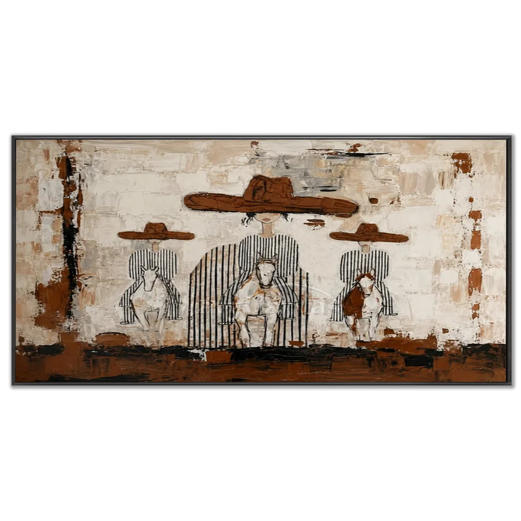 Vintage_Americana_Art_Plainsfolk_at_Dusk-black-frame-03.webp