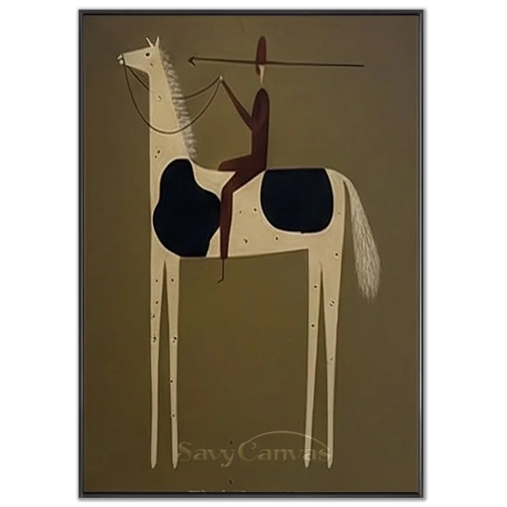 Vintage_Americana_Art_Pole_Rider-black-frame-02.webp