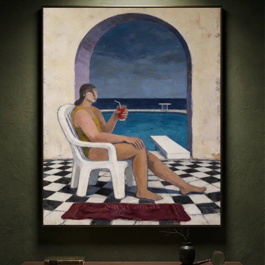 Vintage_Americana_Art_Poolside_Quiet_Hour-for-large-study-decor-03.webp