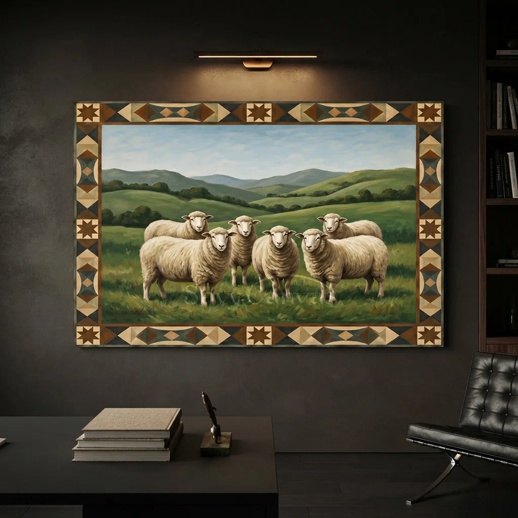 Vintage_Americana_Art_Prairie_Sheep_Flock-for-study-room-decor-01.webp